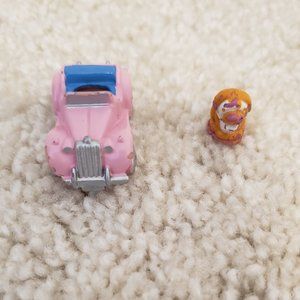 1990s Polly Pocket Car Ring & Dog